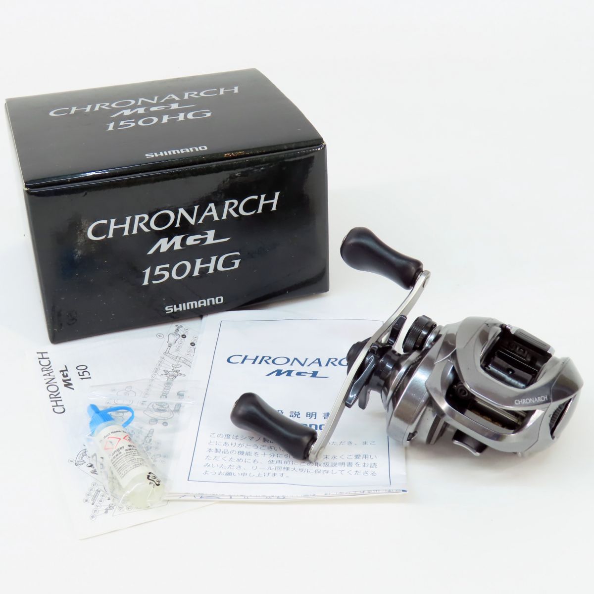 SHIMANO シマノ 17 CHRONARCH クロナーク MGL 150HG RL04 03725 右ハンドル ベイトリール ※中古 - メルカリ