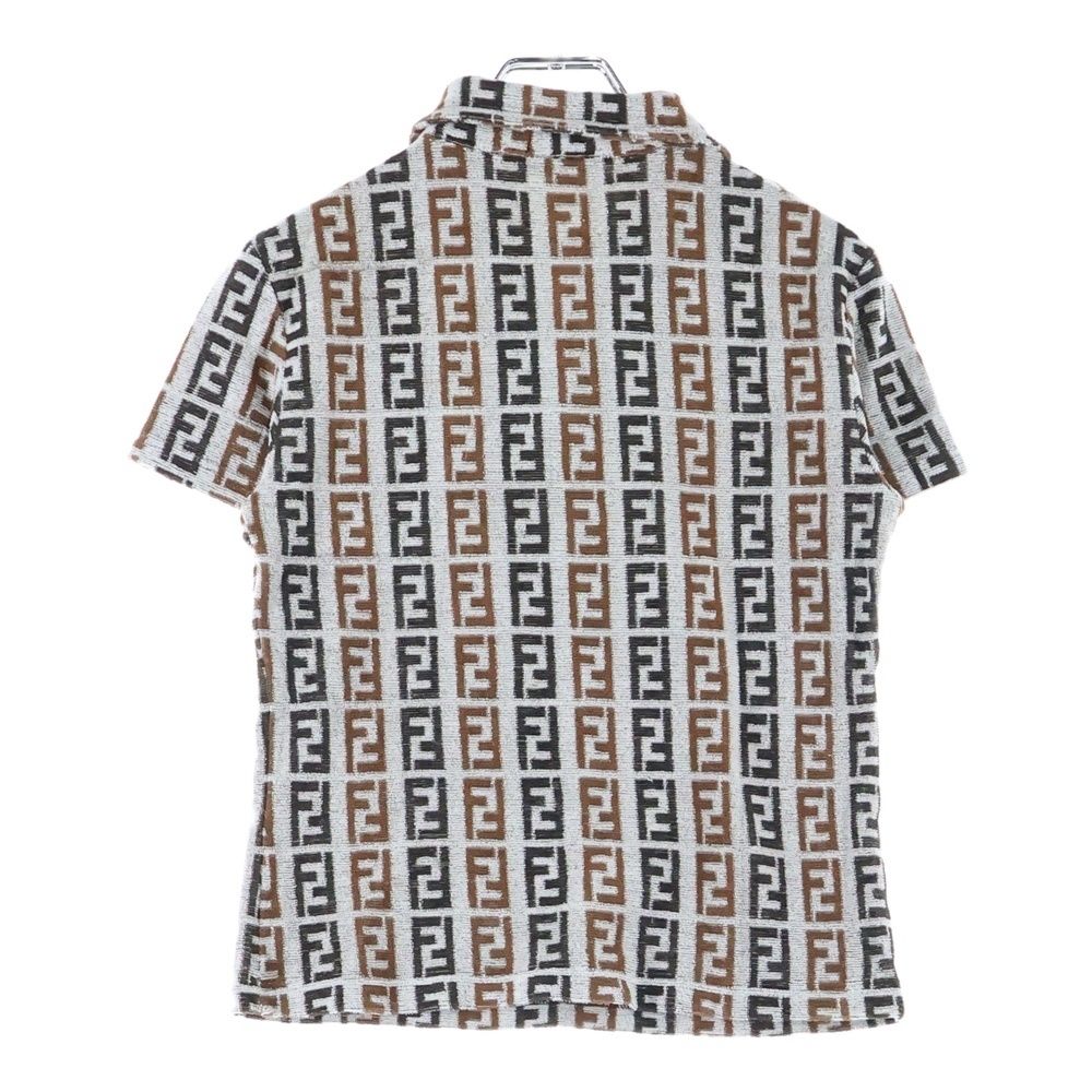 FENDI ヴィンテージ ズッカ柄 FF柄 パイル地 ポロシャツ FENDI ヴィンテージ ズッカ柄 FF柄 パイル地 ポロシャツ - メルカリ