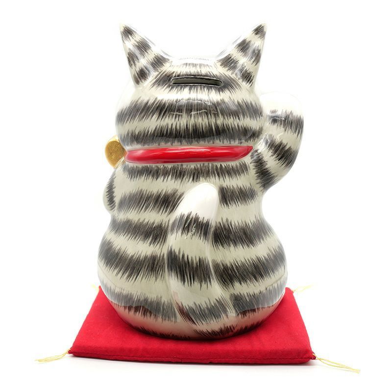 新品】 招き猫貯金箱 金運招き わちふぃーるど 猫の