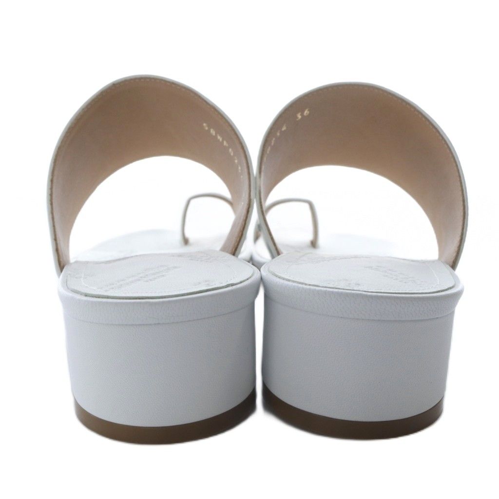 メゾンマルジェラ 22 Maison Margiela 22 Tabi サンダル ミュール レザー 36 白 S58WP0234 USTAUSTRALIA_COM_AU