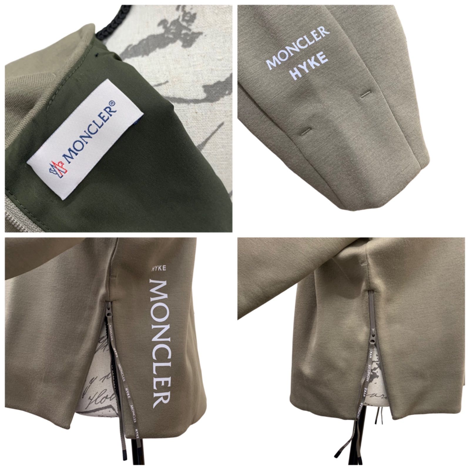モンクレールHYKEコラボスエット MONCLER モンクレール GENIUS HYKE SWEATSHIRT ハイク