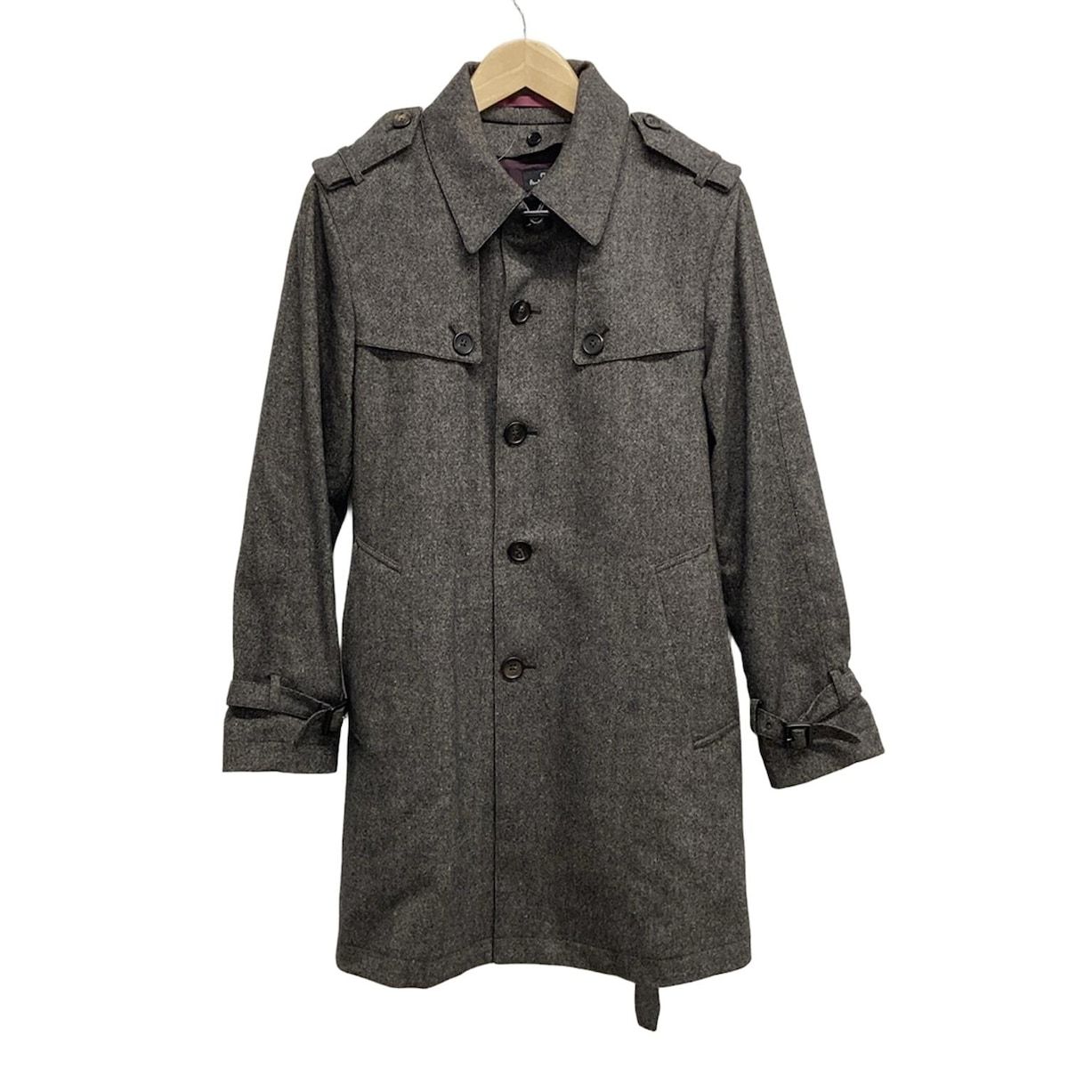 ポールスミスダークグレー コートMサイズ美品
