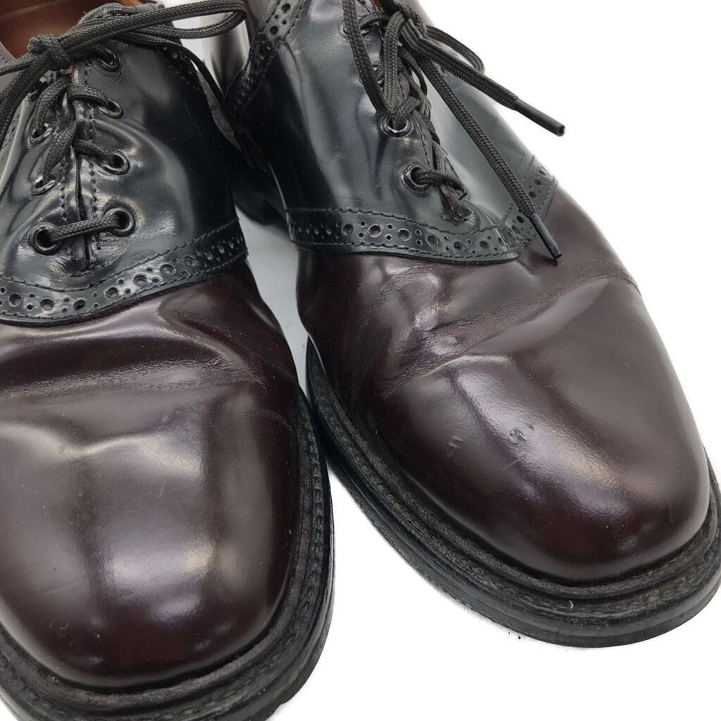 Allen Edmonds アレンエドモンズ サドルシューズ レザーシューズ 本革 ダークレッド (メンズ 9 D) 中古 古着 KA0767