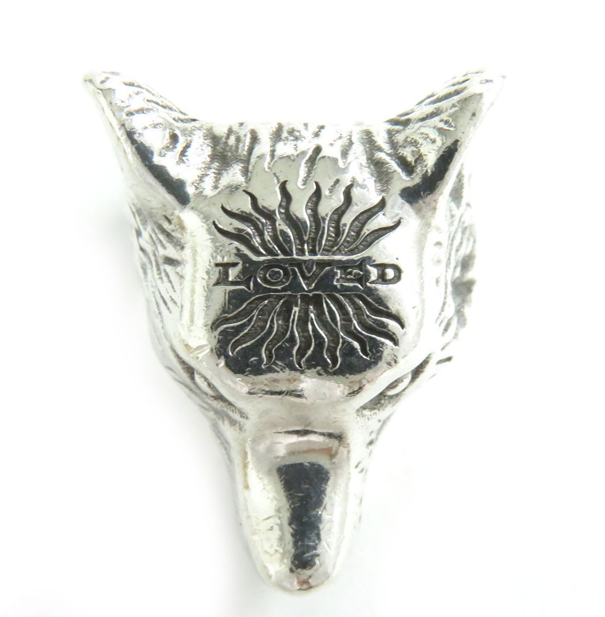 美品△グッチ ANGER FOREST Wolf head アンガーフォレスト ウルフ 