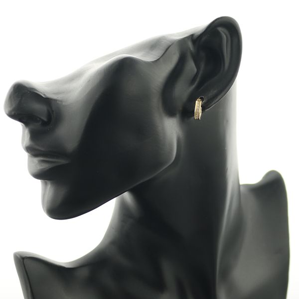 ミキモトペルリータ ピアス ダイヤ ダイヤモンド 0.05ct/0.05ct フープ  