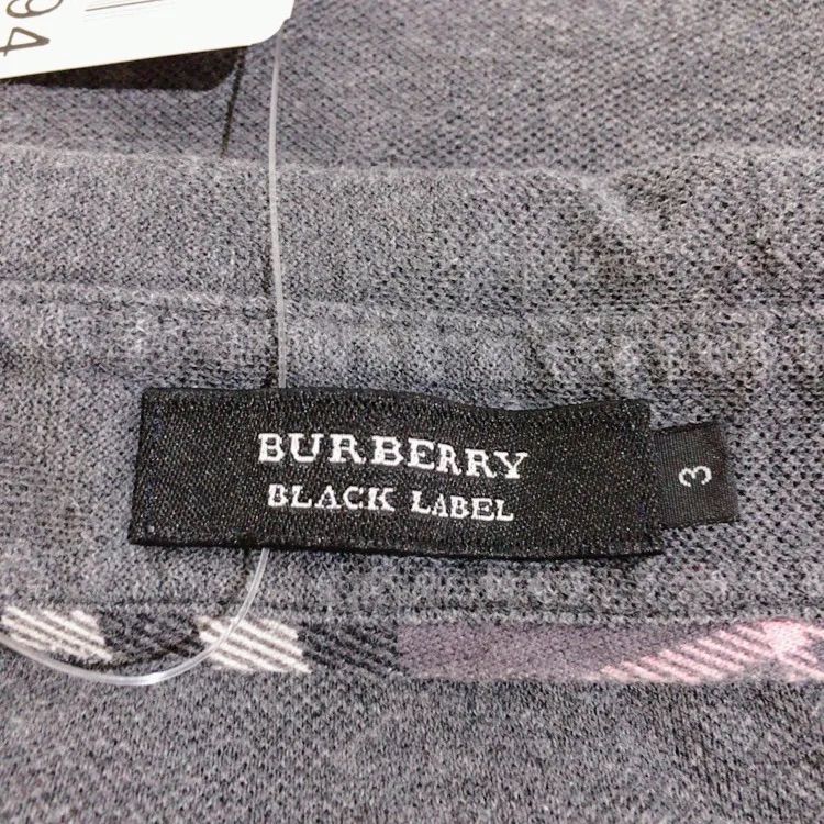 美品】Burberry Black label バーバリーブラックレーベル ポロシャツ