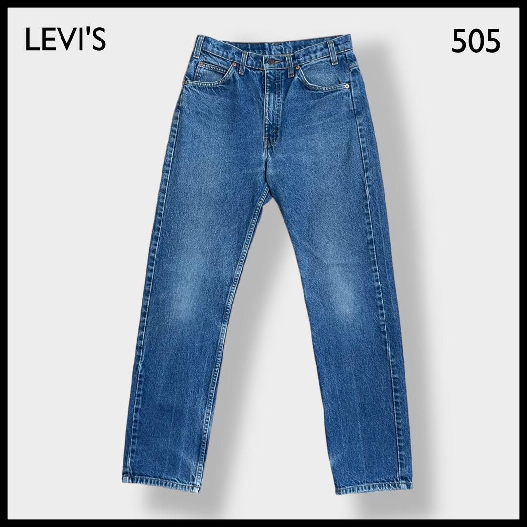 LEVI'S】USA製 505 デニム ジーンズ W32 オレンジタブ 古着 - メルカリ