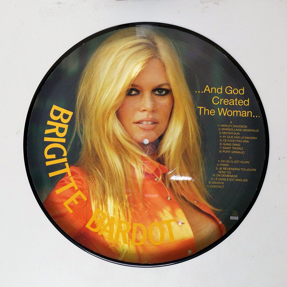 独 ピクチャー盤 ドイツ盤 BRIGITTE BARDOT/ET DIEU CRA LA