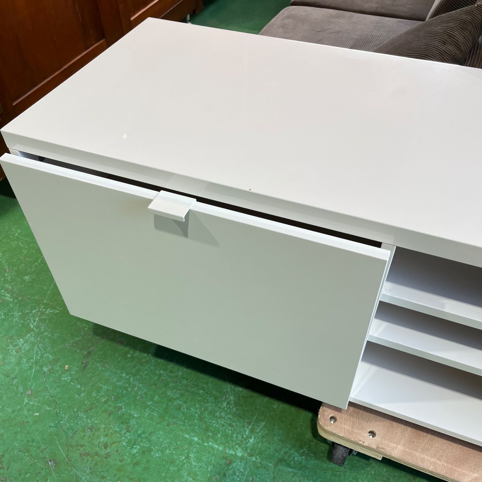 IKEA/イケア】テレビ台 テレビボード 収納付き ホワイト 白