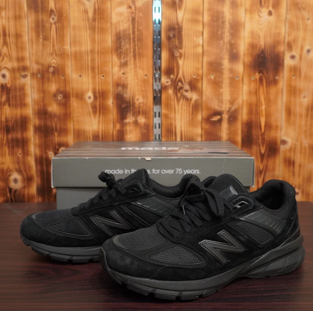 new balance 990 M990BB5 オールブラック us8D 26cm /ニューバランス スニーカー 黒 - メルカリ