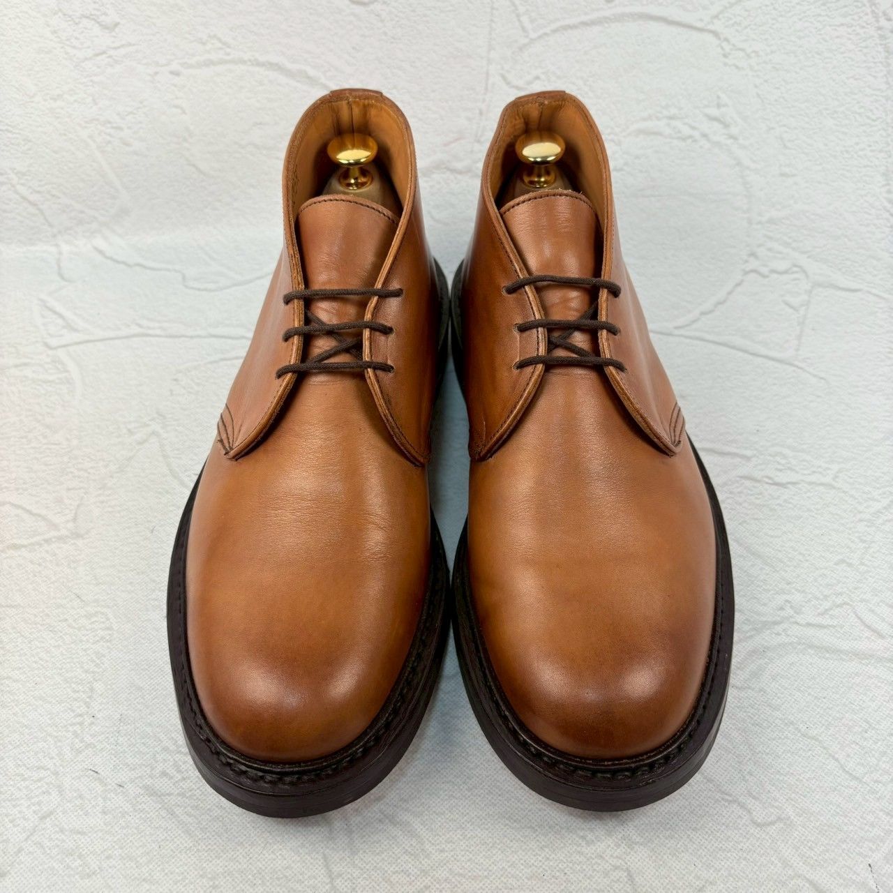 Tricker's ダークブラウン チャッカブーツ Tricker's (トリッカーズ) マッドガード チャッカブーツ BROWN