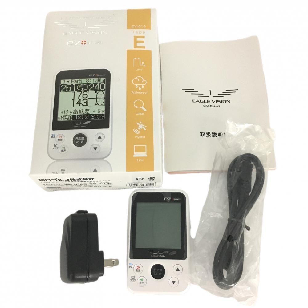 ★特価★【新品】イーグルビジョン GPS距離計 白 EZ plus3 EV-818 通電確認済ゴルフ EAGLE VISION