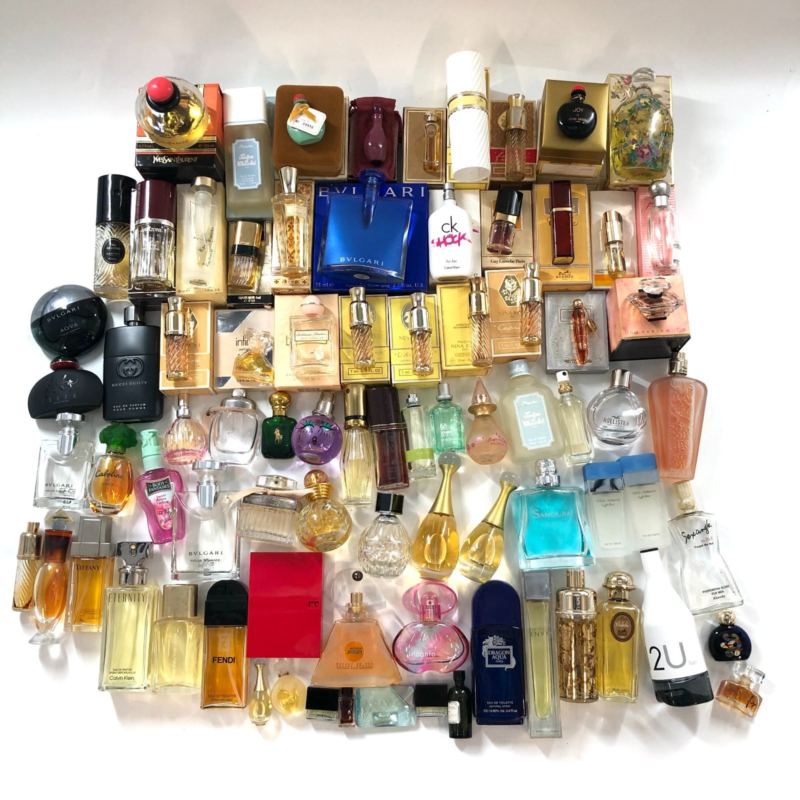 ディオール エルメス グッチ ティファニー フェンディ等 香水 大量まとめ 80点以上 デパコス プチプラ レディース メンズ 残量1~7割程度【ND-749】