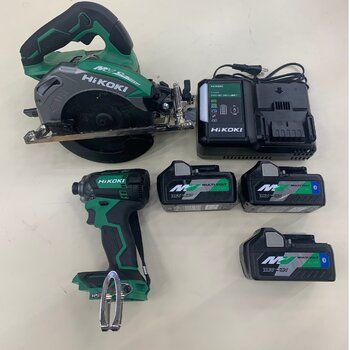 倉庫直送 HiKOKI 36V 電動工具セット インパクトドライバー 丸のこ