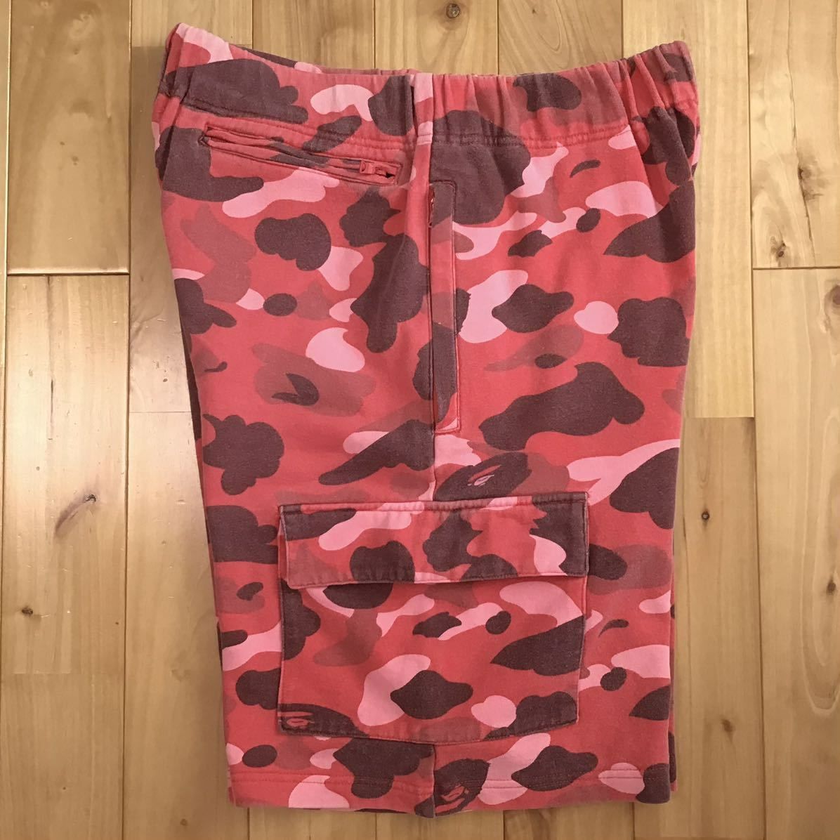 BAPE 初期 Pharrell camo スウェット カーゴ ハーフパンツ ☆初期☆ Pharrell camo スウェット カーゴ ハーフパンツ Mサイズ a