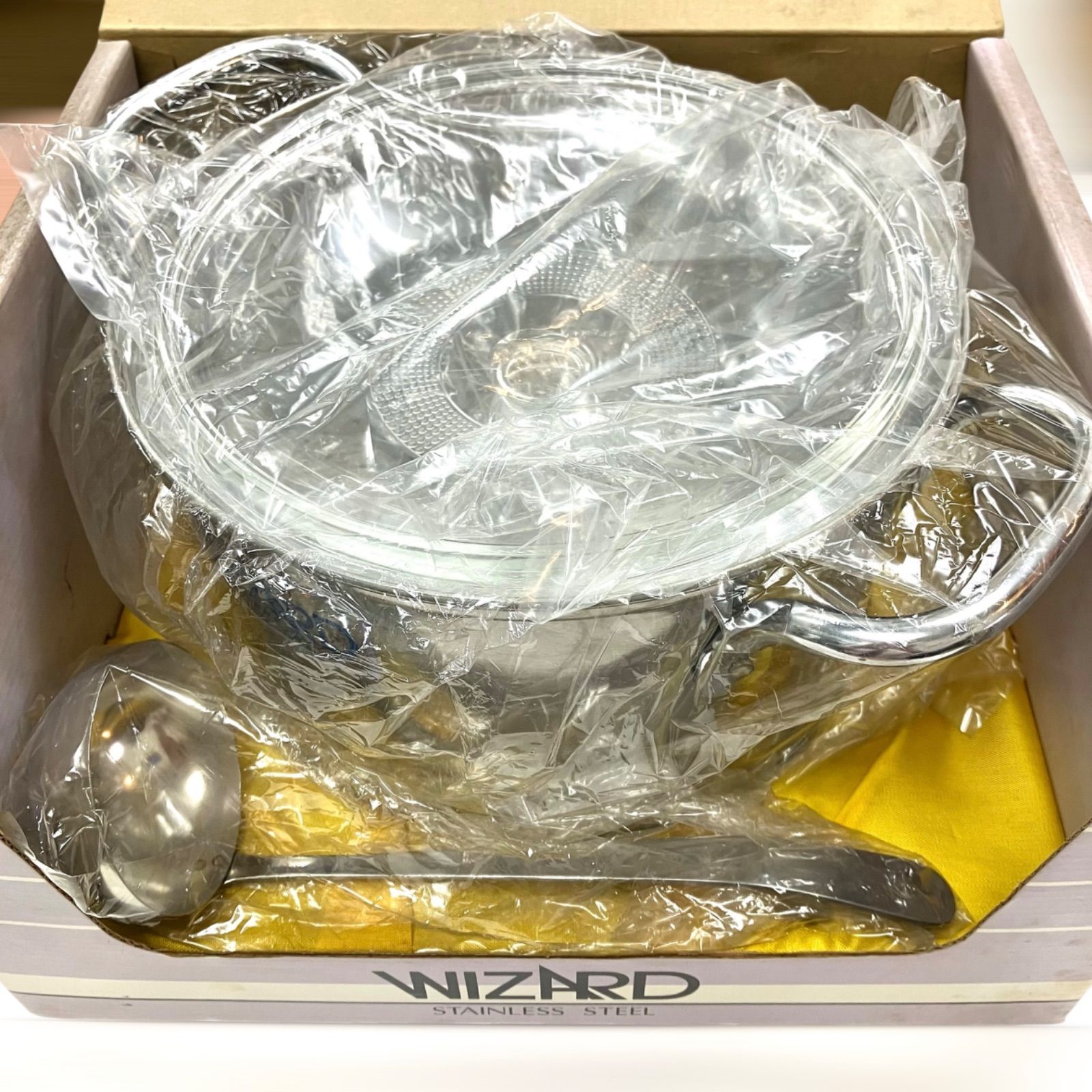 スチームポット 未使用品⭐️スチームポット】 WIZARD ウィザード 蒸し器 両手