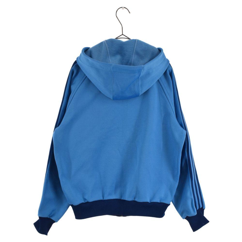 adidas (アディダス) 70s 80s フード付きワンポイントロゴジップアップ