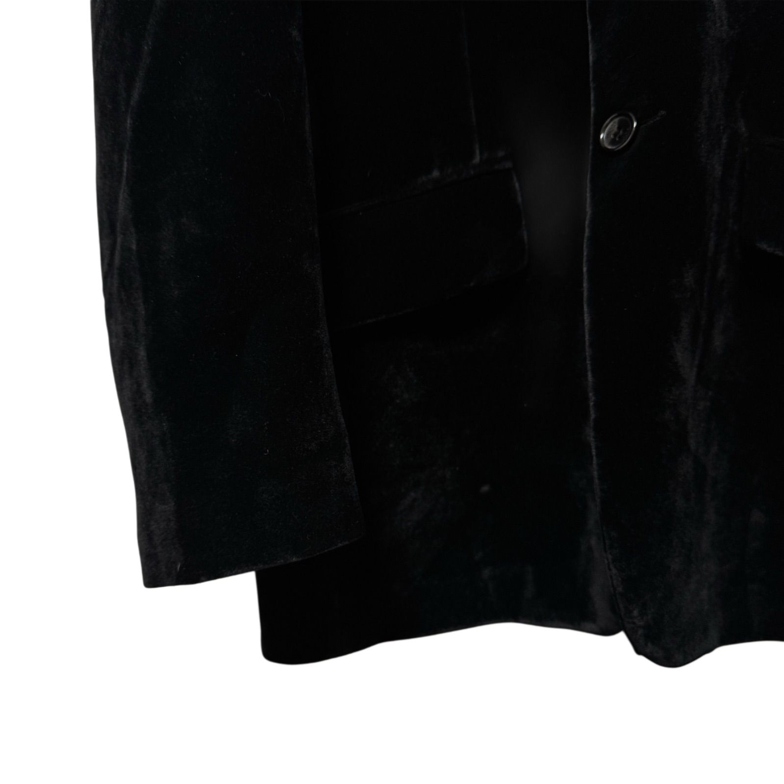 GUCCI ブラック ベロアジャケット L グッチ GUCCI イタリア製 ベロアジャケット L相当 ブラック 黒