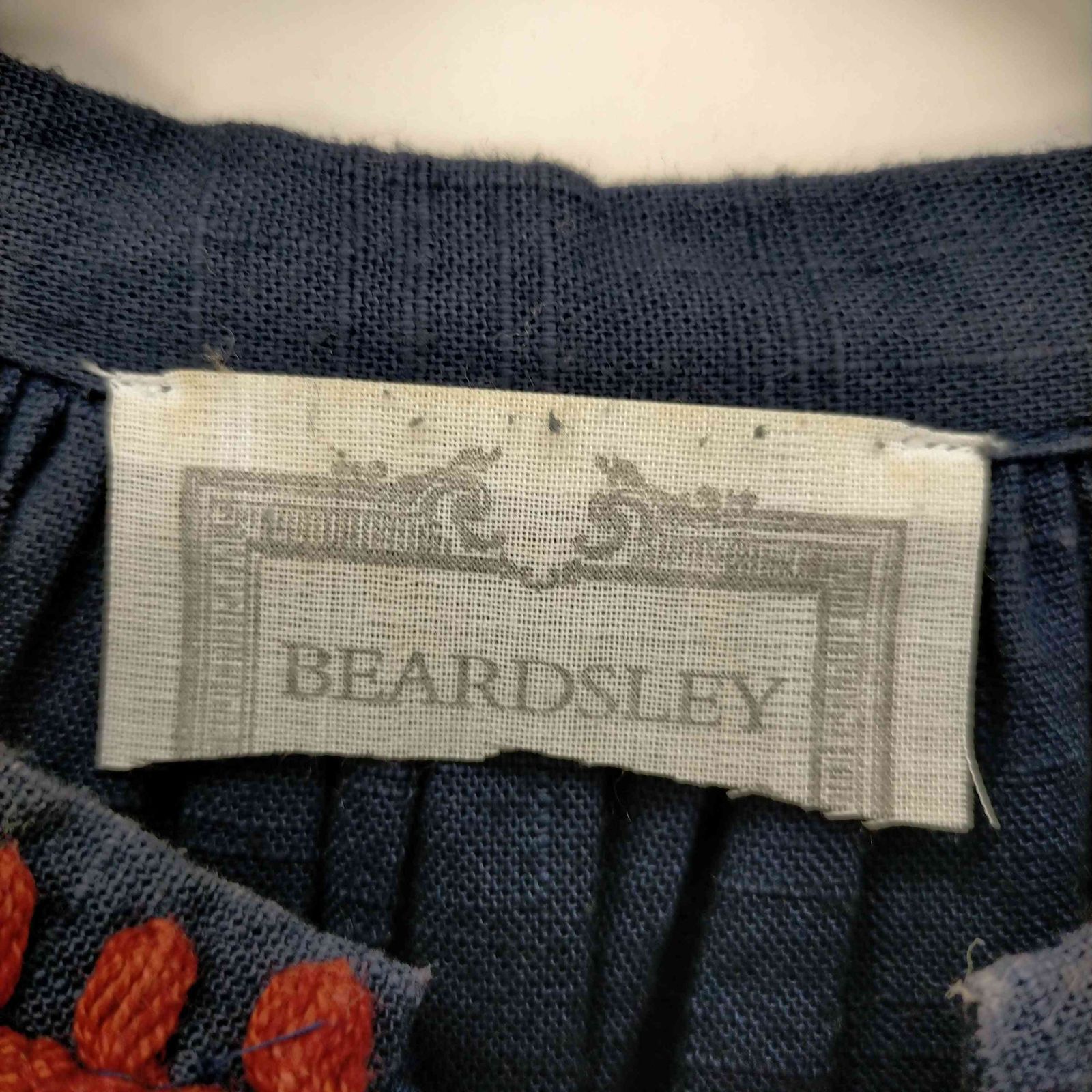 ビアズリー BEARDSLEY エンブロイダリー 刺繍 ワンピース レディース