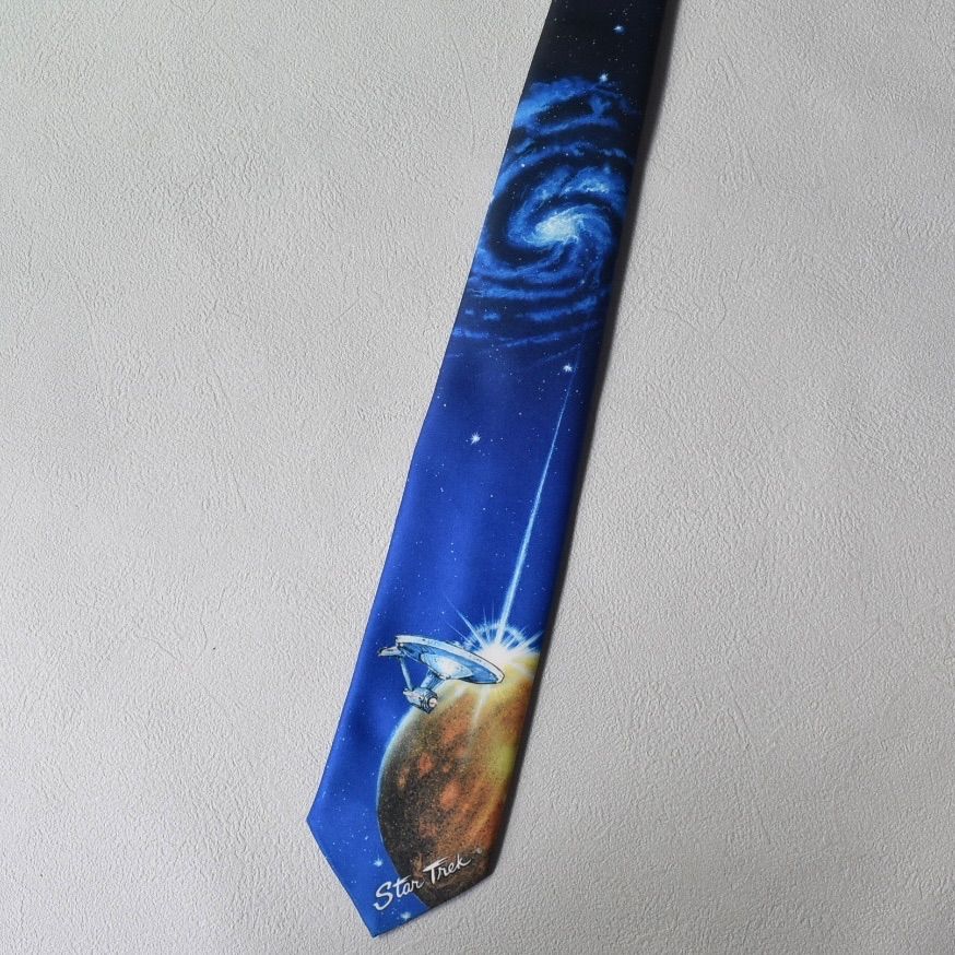 90s USA製 Star Trekビンテージ ネクタイ スタートレック 個性派