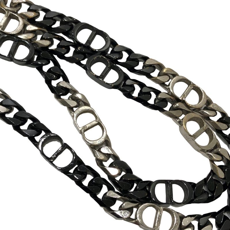 【正規品】DIOR メンズ チェーンネックレス 真鍮製 アクセサリー 駅南やまご質店オンラインショップ / ディオール ロゴプレート