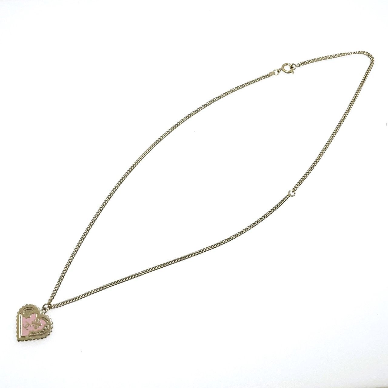 CHANEL シャネル ココマーク ハートモチーフ ネックレス 05P メタル 