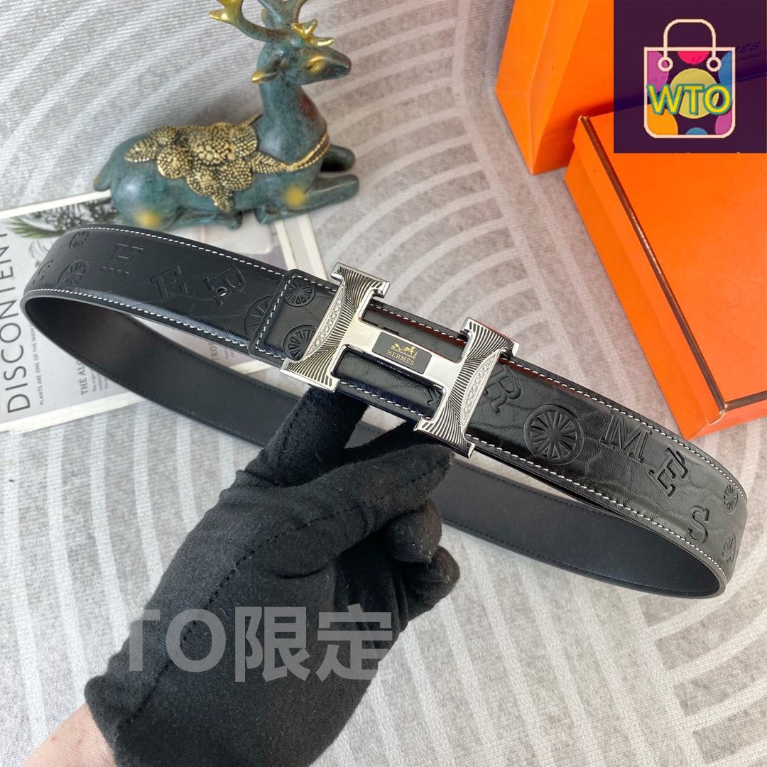 HERMES エルメス ベルト HERMES (エルメス) リバーシブル レザー ピンバックルベルト