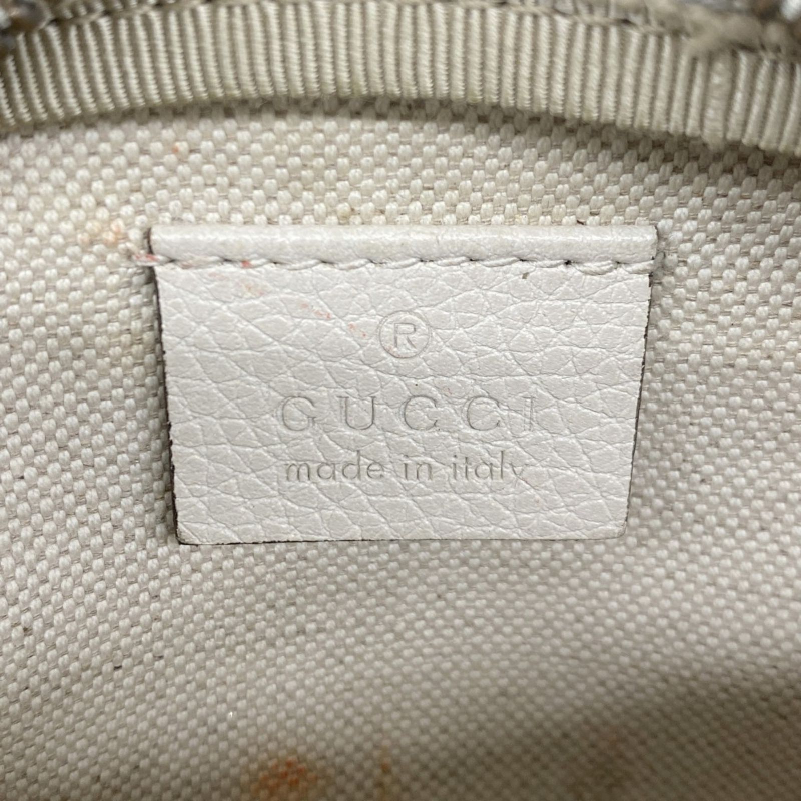 【お値下げしました！】GUCCI ボディバッグ レザー　ホワイト グッチ GUCCI ラジャ ショルダーバッグ レザー ホワイト