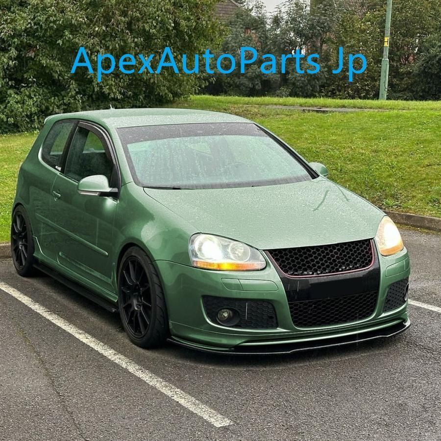 スポーティ全開♪ カーボン ルック フロントバンパー リップ スポイラー ゴルフ 5 V 1KAXX GTI GTIピレリ ZST-819CW11LYX