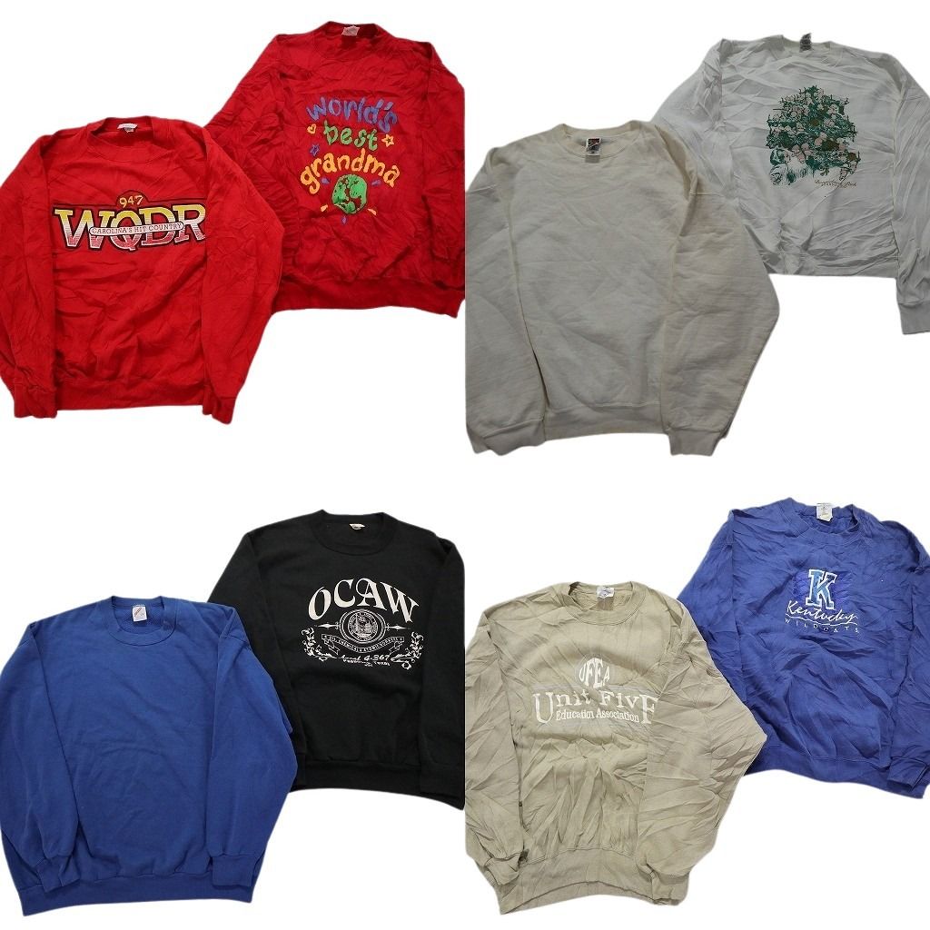 古着卸 まとめ売り USA製 スウェット 8枚セット (メンズ 2XL