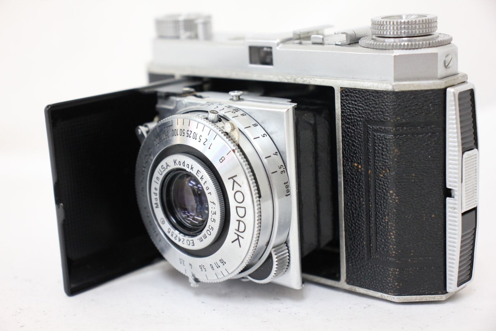 返品保証 コダック Kodak Retina Ektar 50mm F3.5 蛇腹カメラ e506