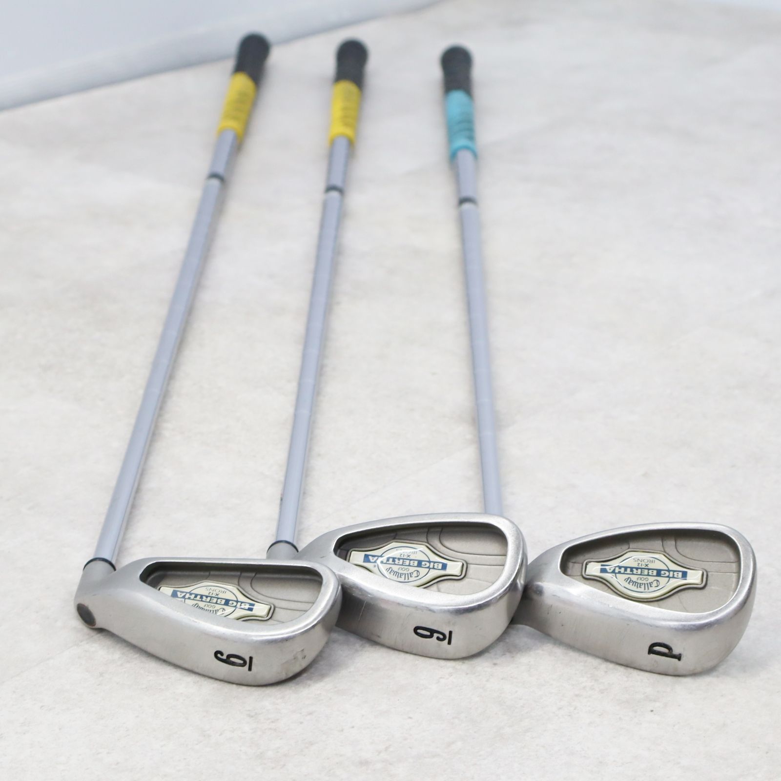 ゴルフ用品 ｜3本まとめ アイアン｜Callaway キャロウェイ ビッグバーサ X-12 ｜6.9.P番 ゴルフクラブ USEDP2436