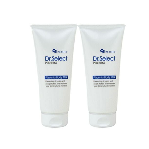 お得ユーグレナ女神セット Dr.Select プラセンタ　ボディミルク 2本　ドクターセレクト　高濃度プラセンタ配合、全身潤いトリートメント。ブライトニング成分配合、輝くような透明感へ。