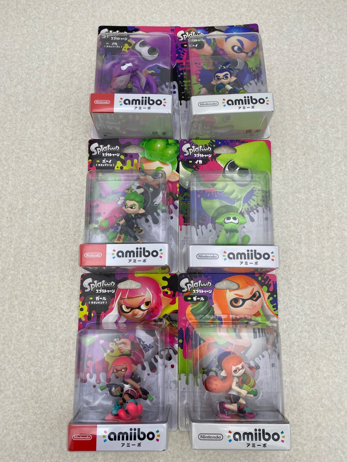 スプラトゥーンシリーズ amiibo アミーボ まとめ売り 【公式通販】