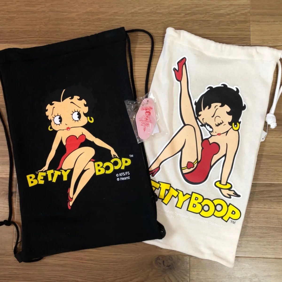 BETTY BOOP】 3点セットA スウェットナップサック & スウェット