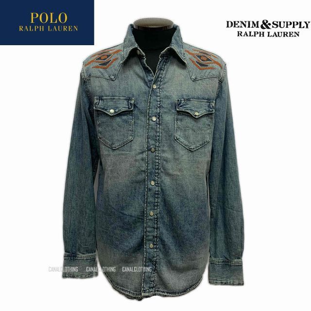 新品未使用！ POLO RALPHLAUREN DENIM & SUPPLY NATIVE WESTERN SHIRT  