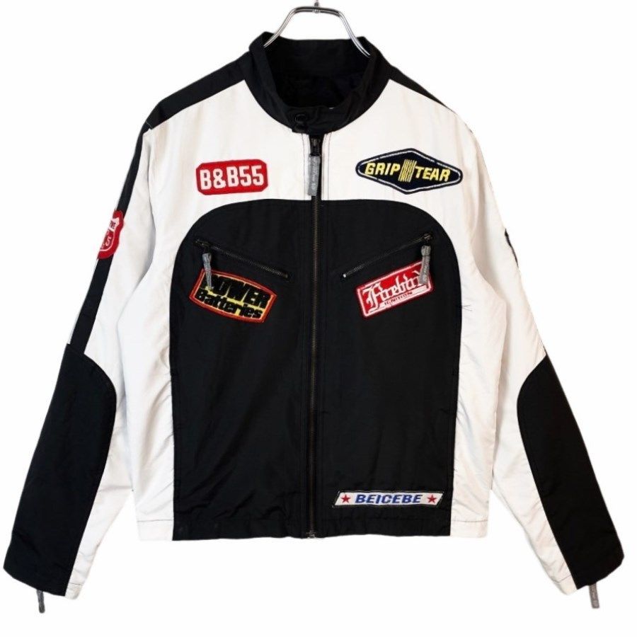 BEIGEBE WEARレーシングジャケットブルゾンナイロンジャケット