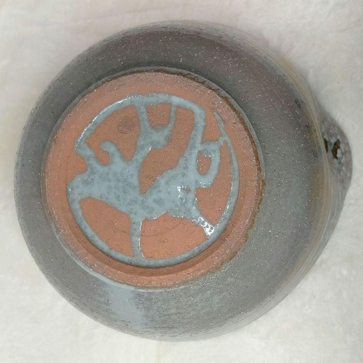 一点物】平安 山岡善昇 大鉢 桜遊び 共箱 作家物 京焼 清水焼 絵付け