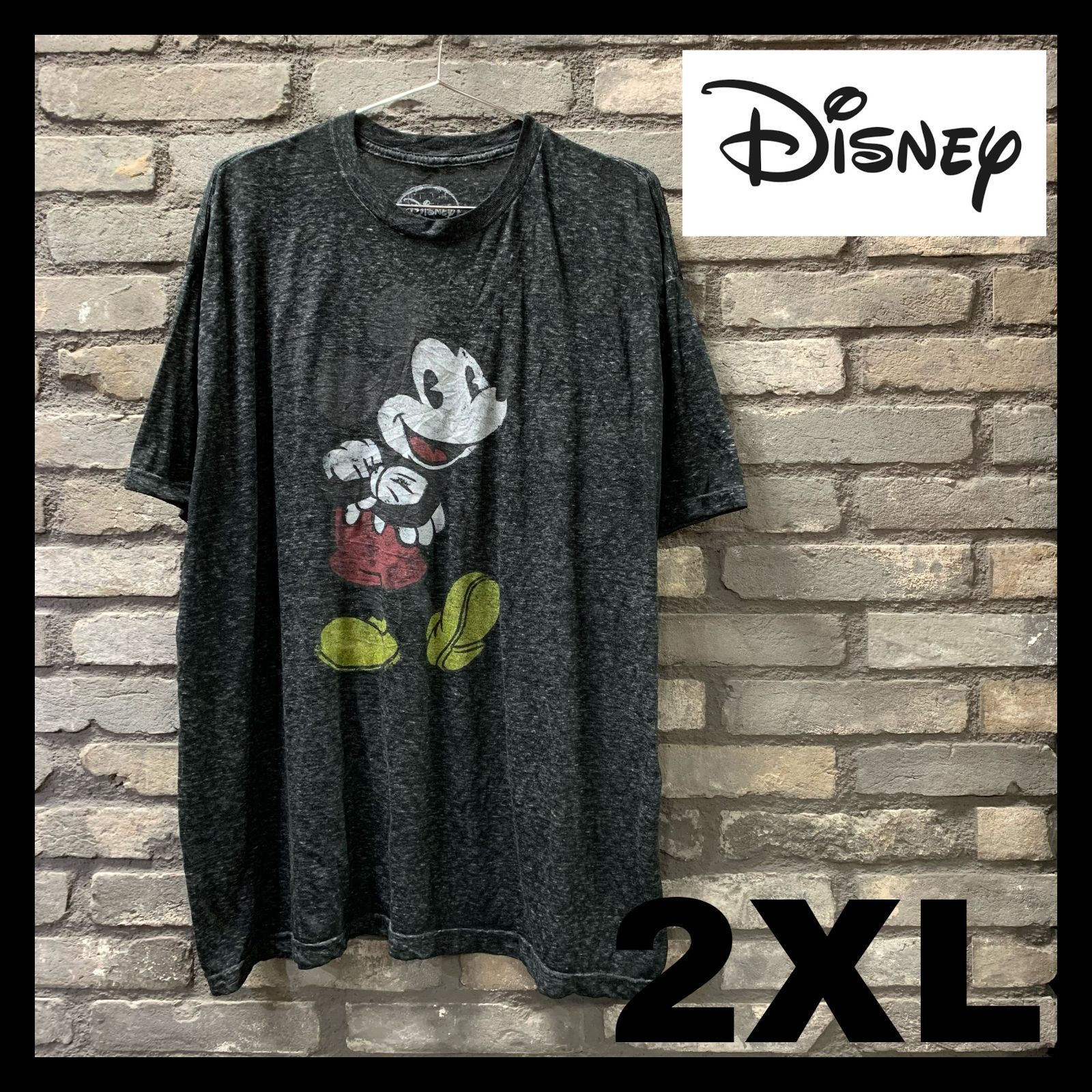 Disney 】ディズニー ミッキー Tシャツ 古着 - メルカリ