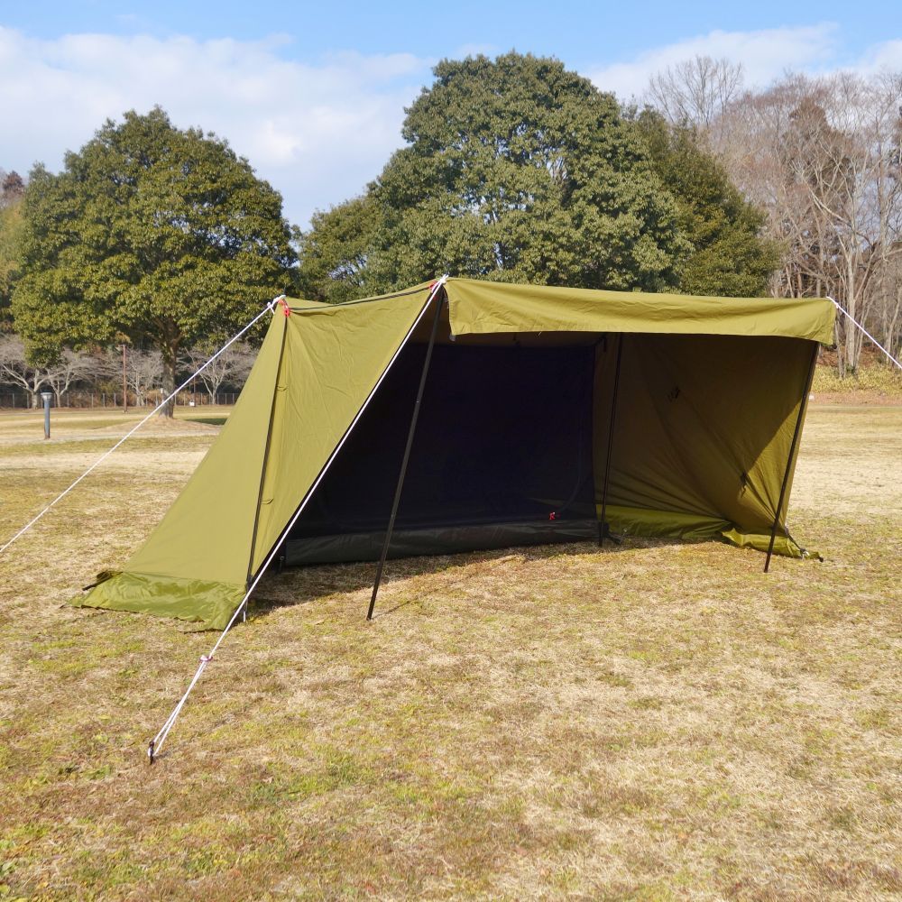 廃盤 テンマクデザイン 炎幕DX ver.2 パップテント ソロキャンプ 釣り