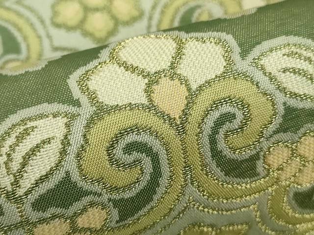 平和屋本店□最高級 人間国宝 北村武資 経錦 六通柄袋帯 正倉院花紋