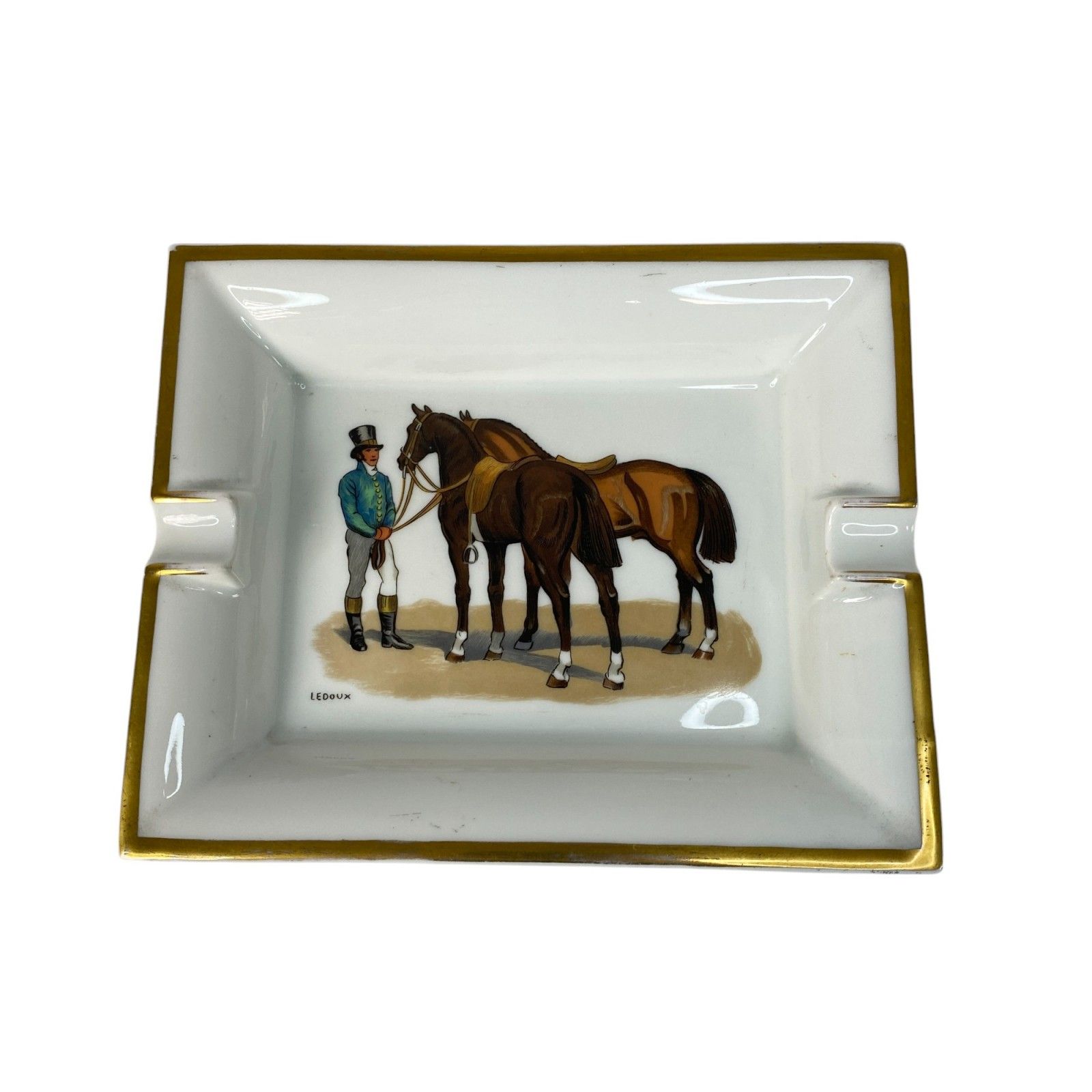 未使用　エルメス　HERMES　　灰皿　アッシュトレイ 楽天市場】レア物 HERMES エルメス アッシュトレイ 灰皿 陶器