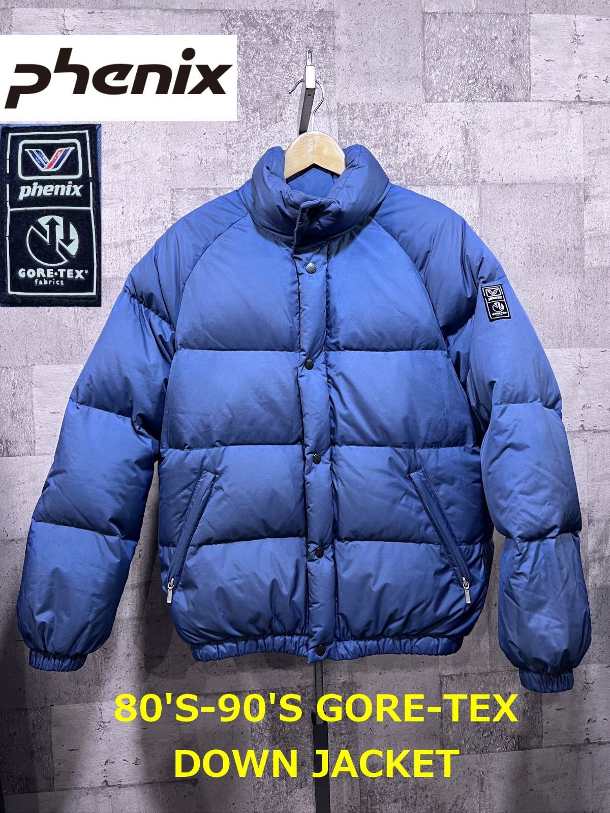 80'S-90'S フェニックス 旧ロゴ GORE-TEX ダウンジャケット M メンズ
