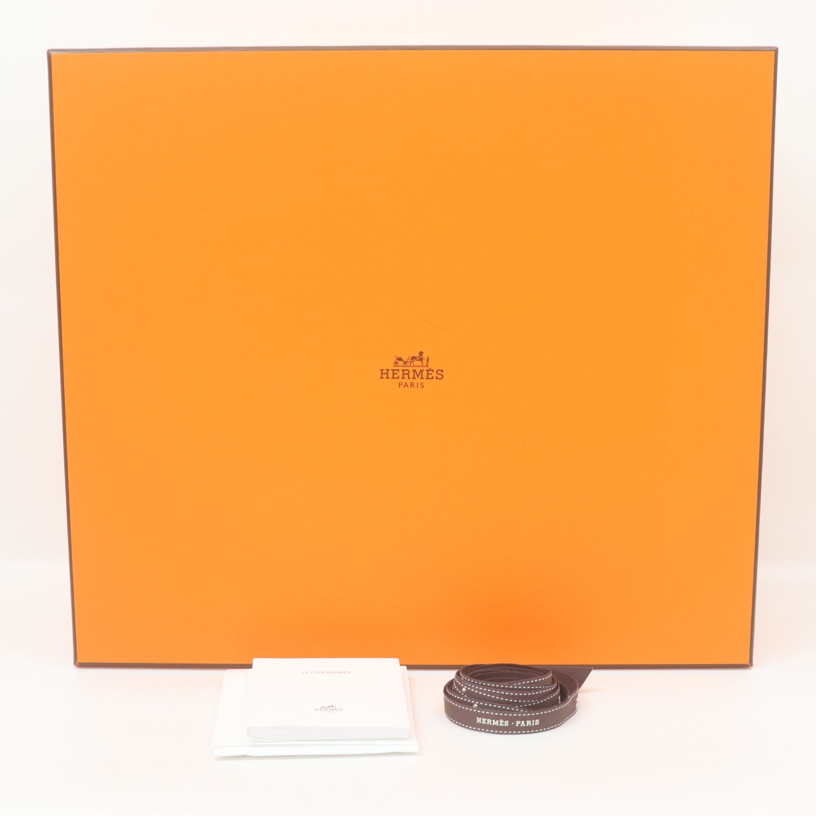 ITRSUHEHH1YG HERMES エルメス ボリード31 空き箱 079 オレンジ ボックス BOX バッグ インテリア 収納 コレクション