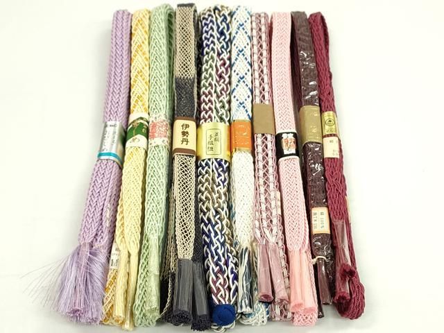 平和屋本店 夏物 和装小物 帯締め10本セット CXAA0361s5