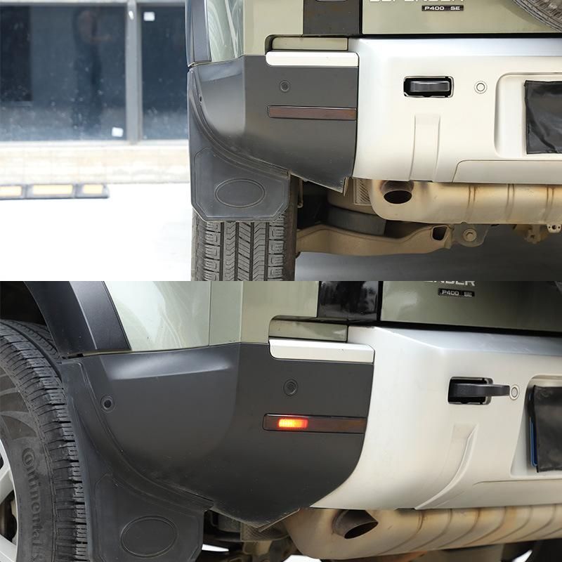 激渋必死 ランドローバー スモーク リフレクター レンズ カバー  ディフェンダー 90 90S 90SE 90HSE 110 110S 110SE 110HSE 110X 17029