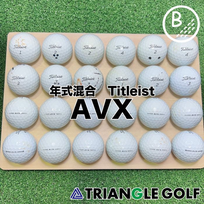 Titleist AVX 黄 22年 ロストボール 24球