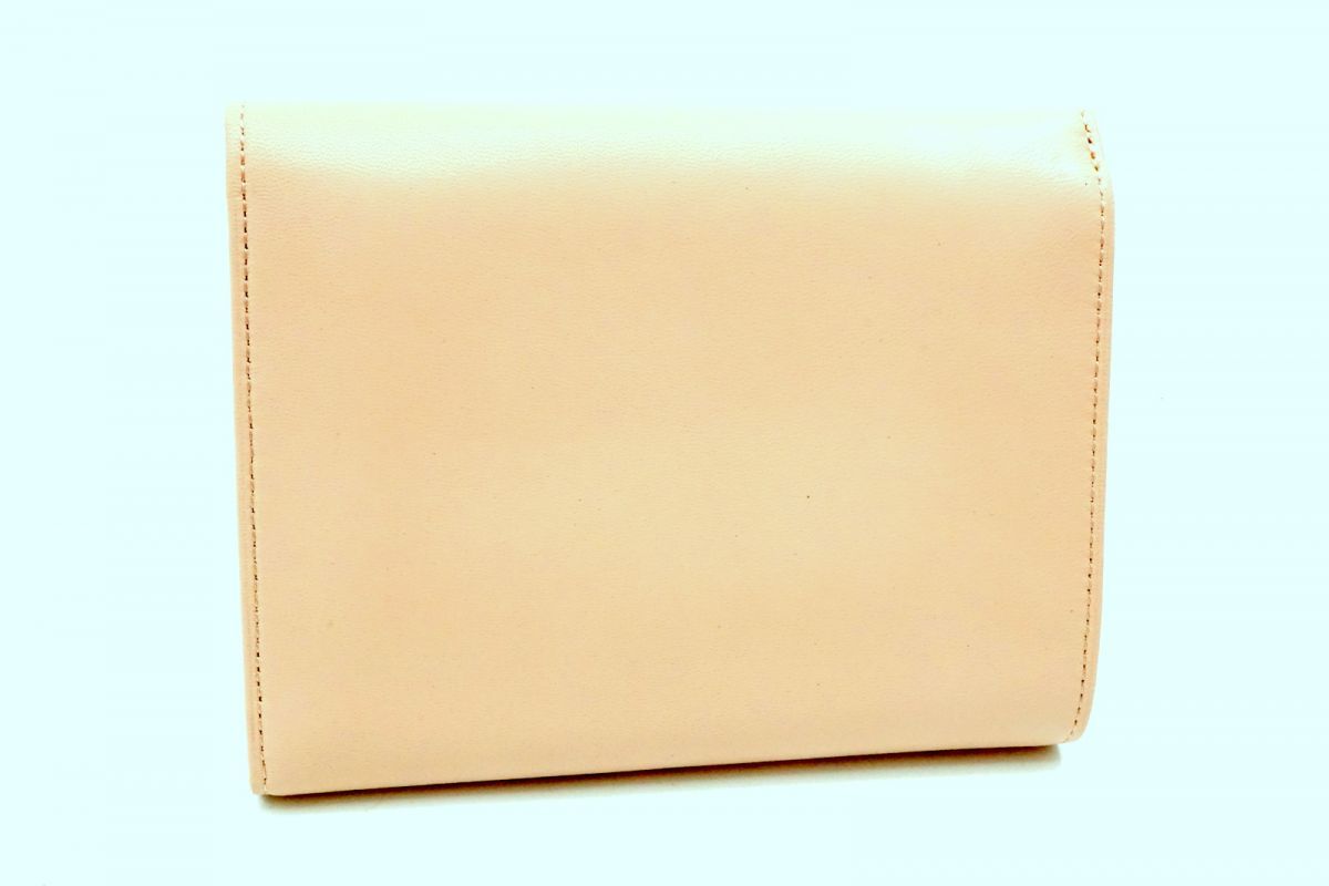 ジャンニ ヴェルサーチェ ヴィンテージ 三つ折り 財布 メデューサ ウォレット レザー ピンク GIANNI VERSACE 4152k