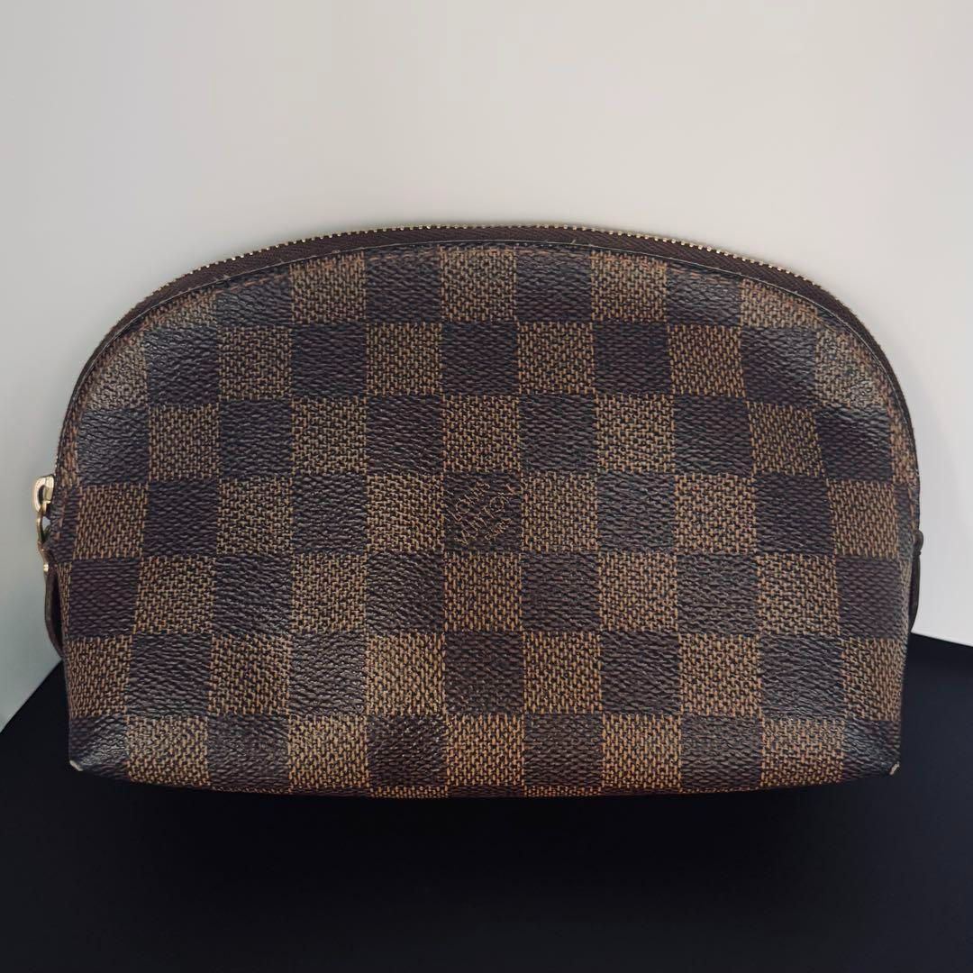 LOUIS VUITTON ルイヴィトン ダミエ エベヌ ポシェット ポケット コスメティック PM 小物入れ 化粧ポーチ N47516