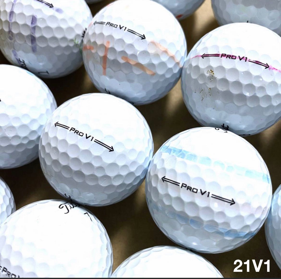 ☆Aランク☆2021モデル タイトリストTitleist PROV1 20球 プロV1
